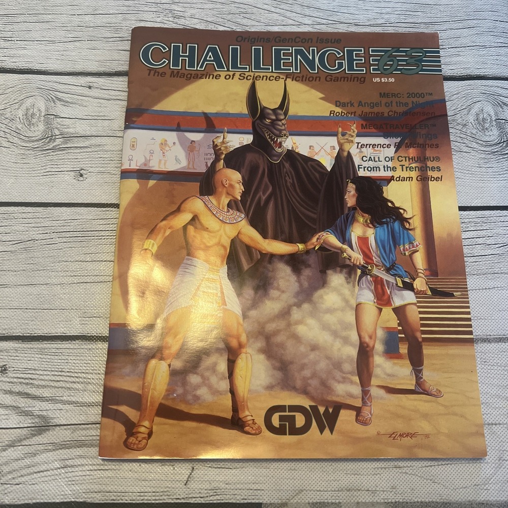 CHALLENGE #63, MAGAZINE OF SCIENCE-FICTION GAMING, MERC: 2000, CALL OF CTHULHU!